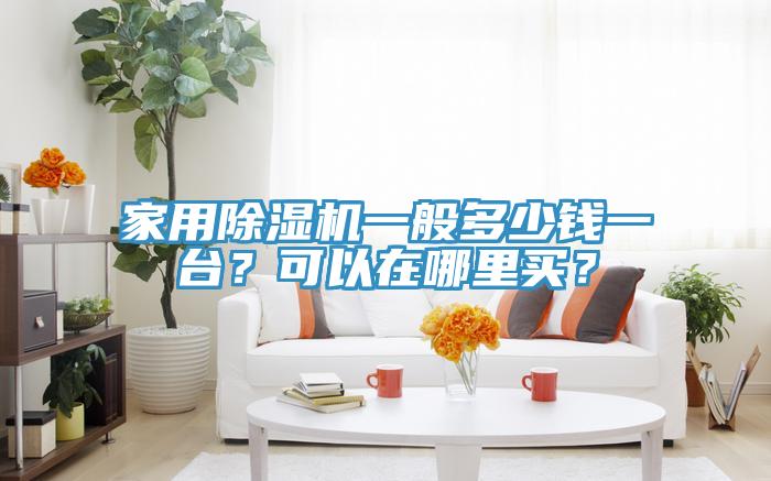 家用除濕機一般多少錢一臺？可以在哪里買？