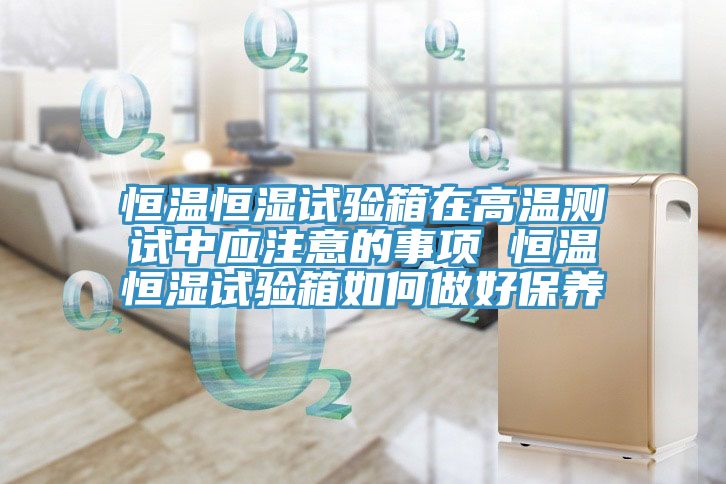恒溫恒濕試驗(yàn)箱在高溫測試中應(yīng)注意的事項(xiàng) 恒溫恒濕試驗(yàn)箱如何做好保養(yǎng)