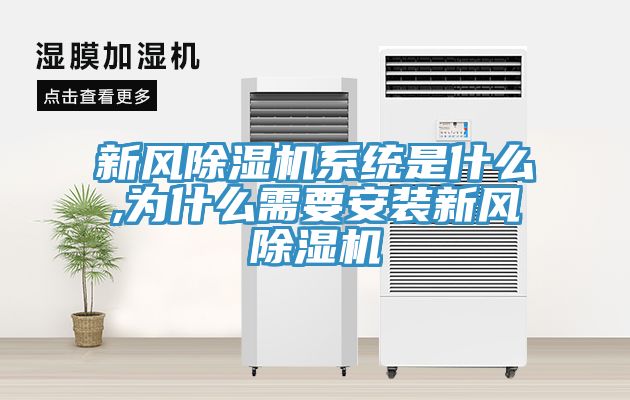 新風(fēng)除濕機(jī)系統(tǒng)是什么,為什么需要安裝新風(fēng)除濕機(jī)