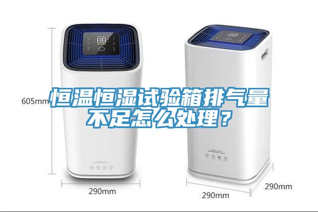 恒溫恒濕試驗箱排氣量不足怎么處理？