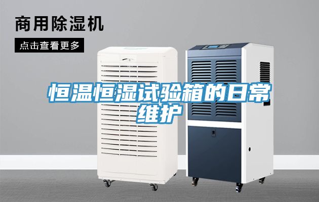恒溫恒濕試驗(yàn)箱的日常維護(hù)