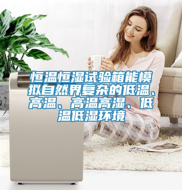 恒溫恒濕試驗(yàn)箱能模擬自然界復(fù)雜的低溫、高溫、高溫高濕、低溫低濕環(huán)境