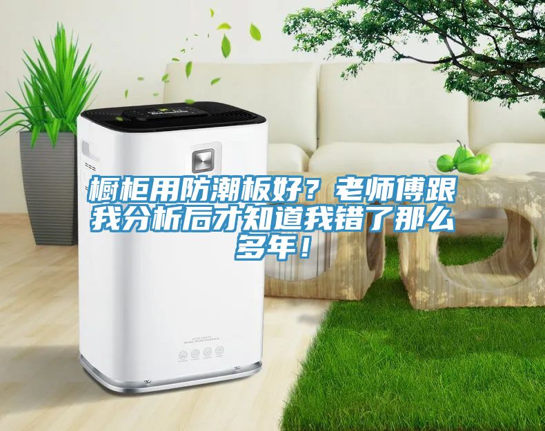 櫥柜用防潮板好？老師傅跟我分析后才知道我錯(cuò)了那么多年！