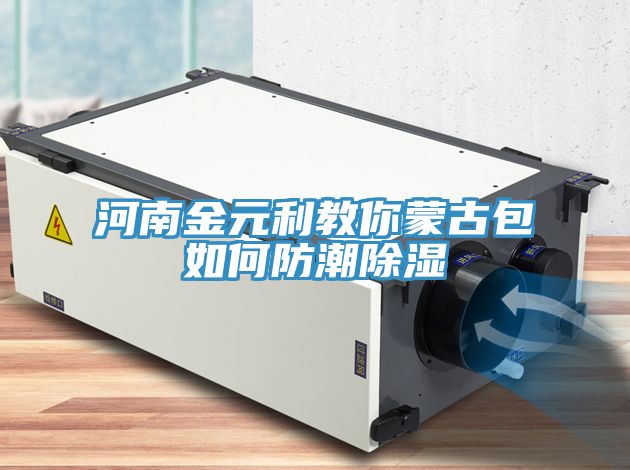 河南金元利教你蒙古包如何防潮除濕