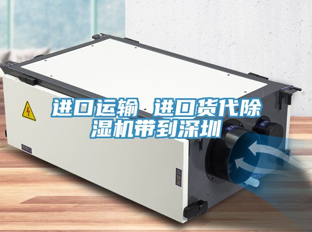 進(jìn)口運(yùn)輸 進(jìn)口貨代除濕機(jī)帶到深圳