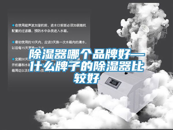 除濕器哪個品牌好—什么牌子的除濕器比較好
