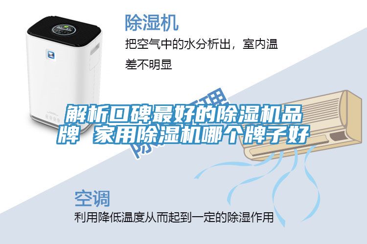 解析口碑最好的除濕機(jī)品牌 家用除濕機(jī)哪個(gè)牌子好