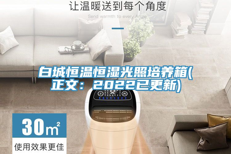 白城恒溫恒濕光照培養(yǎng)箱(正文：2022已更新)