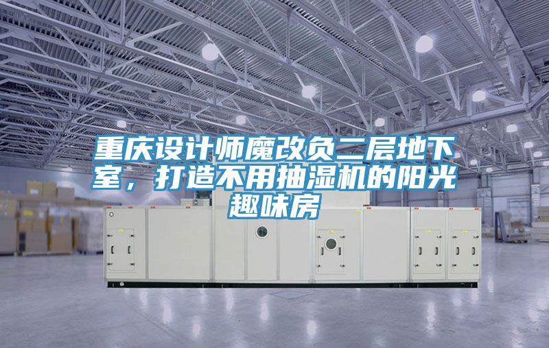 重慶設計師魔改負二層地下室，打造不用抽濕機的陽光趣味房
