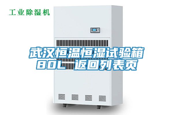 武漢恒溫恒濕試驗(yàn)箱80L 返回列表頁(yè)
