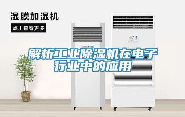 解析工業(yè)除濕機在電子行業(yè)中的應(yīng)用