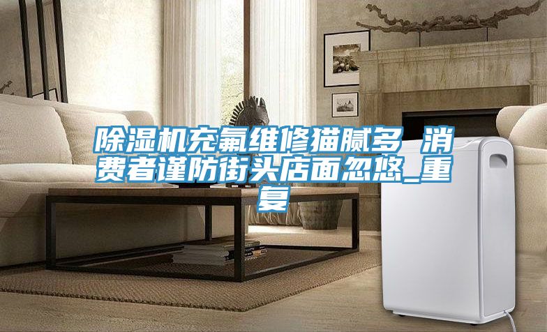 除濕機充氟維修貓膩多 消費者謹防街頭店面忽悠_重復(fù)
