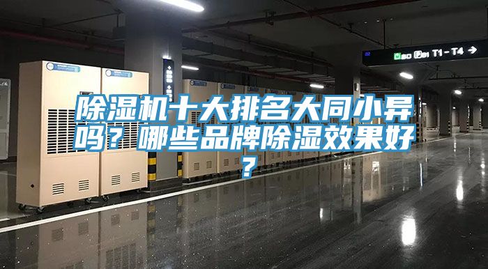 除濕機(jī)十大排名大同小異嗎？哪些品牌除濕效果好？