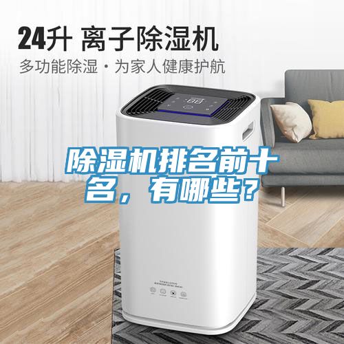 除濕機排名前十名，有哪些？