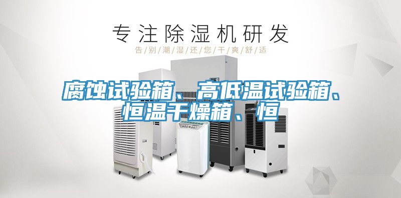 腐蝕試驗箱、高低溫試驗箱、恒溫干燥箱、恒