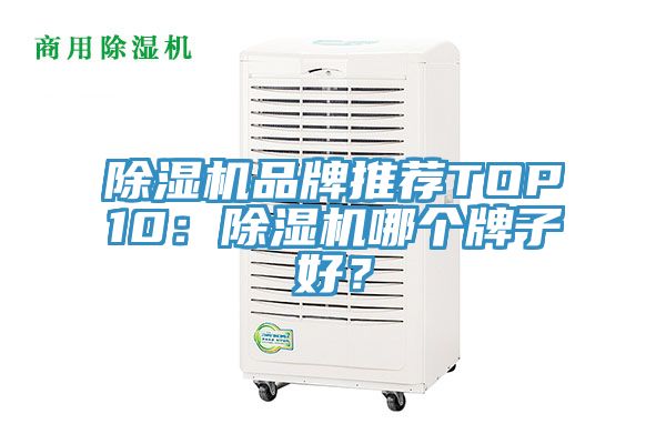 除濕機品牌推薦TOP10：除濕機哪個牌子好？