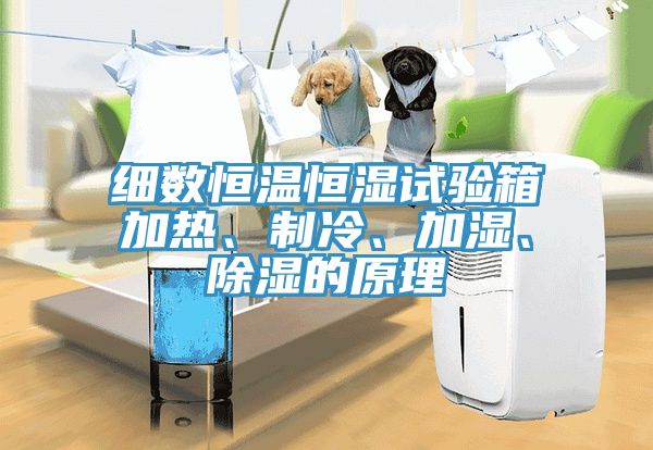 細數恒溫恒濕試驗箱加熱、制冷、加濕、除濕的原理