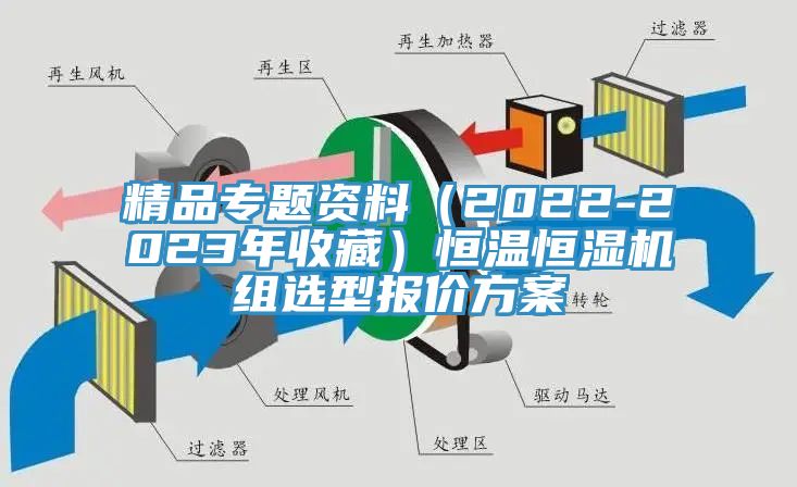 精品專題資料（2022-2023年收藏）恒溫恒濕機(jī)組選型報(bào)價方案