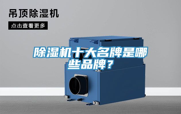 除濕機(jī)十大名牌是哪些品牌？