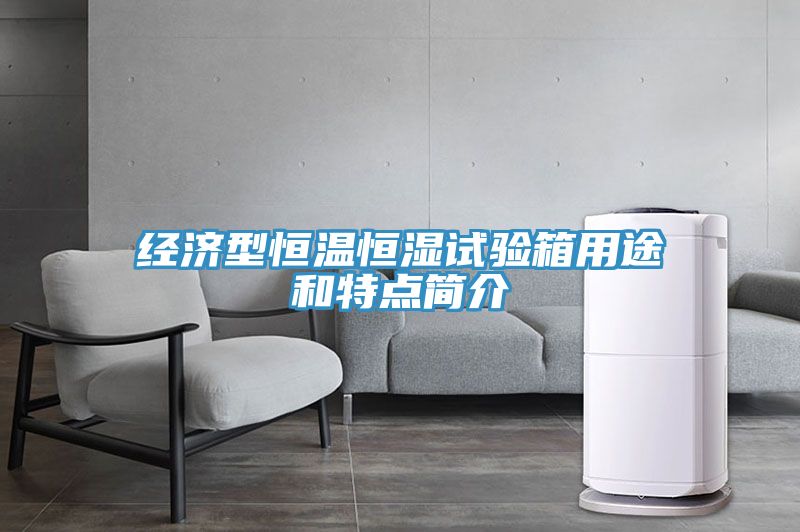 經(jīng)濟型恒溫恒濕試驗箱用途和特點簡介