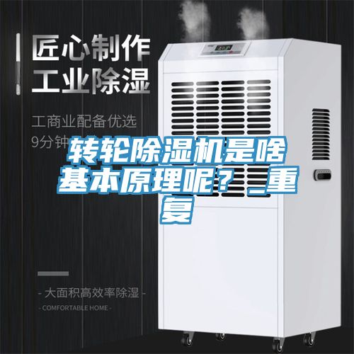轉(zhuǎn)輪除濕機(jī)是啥基本原理呢？_重復(fù)