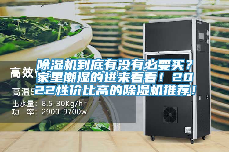 除濕機(jī)到底有沒有必要買？家里潮濕的進(jìn)來看看！2022性價(jià)比高的除濕機(jī)推薦！
