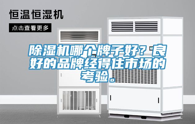 除濕機哪個牌子好？良好的品牌經(jīng)得住市場的考驗。