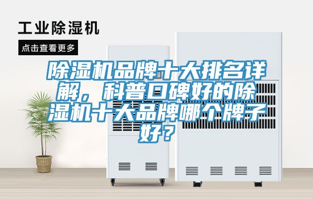 除濕機(jī)品牌十大排名詳解，科普口碑好的除濕機(jī)十大品牌哪個(gè)牌子好？