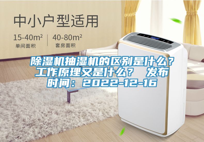除濕機(jī)抽濕機(jī)的區(qū)別是什么？工作原理又是什么？ 發(fā)布時(shí)間：2022-12-16