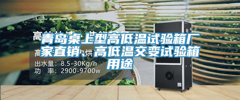 青島桌上型高低溫試驗箱廠家直銷、高低溫交變試驗箱用途