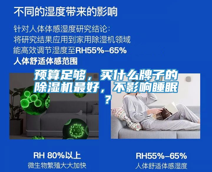 預(yù)算足夠，買什么牌子的除濕機(jī)最好，不影響睡眠？
