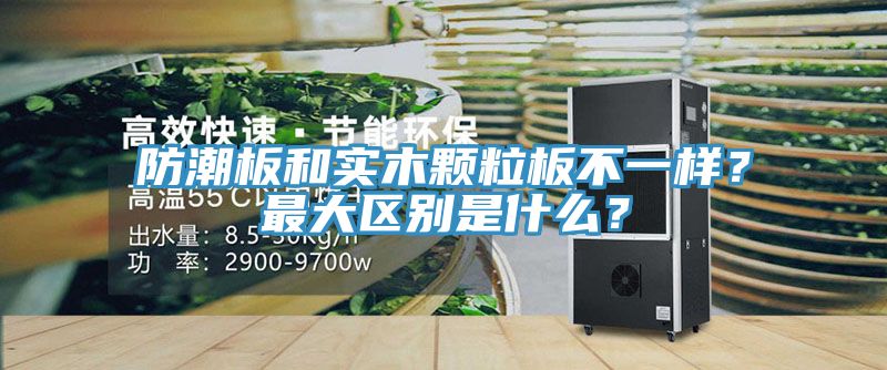 防潮板和實木顆粒板不一樣？最大區(qū)別是什么？
