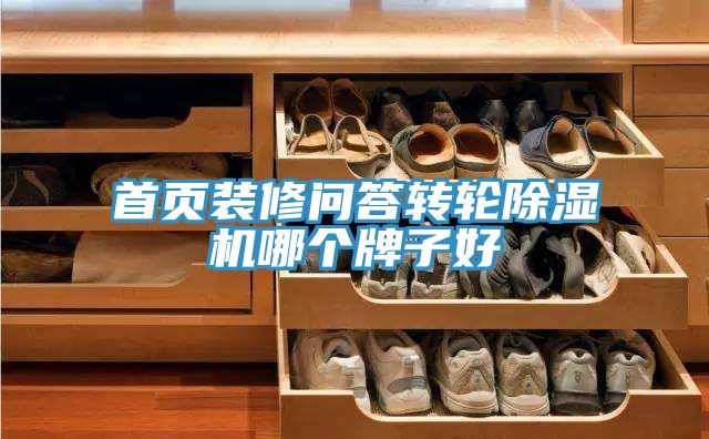 首頁裝修問答轉(zhuǎn)輪除濕機(jī)哪個(gè)牌子好