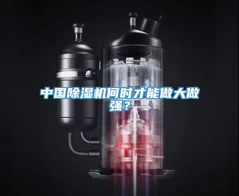中國(guó)除濕機(jī)何時(shí)才能做大做強(qiáng)？