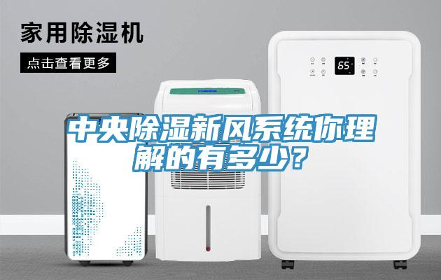 中央除濕新風(fēng)系統(tǒng)你理解的有多少？