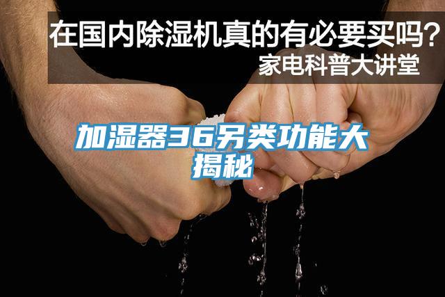 加濕器36另類(lèi)功能大揭秘