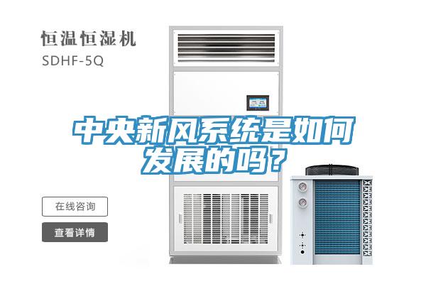 中央新風(fēng)系統(tǒng)是如何發(fā)展的嗎？