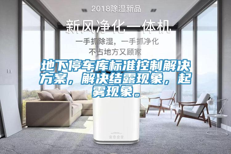 地下停車庫標準控制解決方案，解決結露現(xiàn)象，起霧現(xiàn)象。