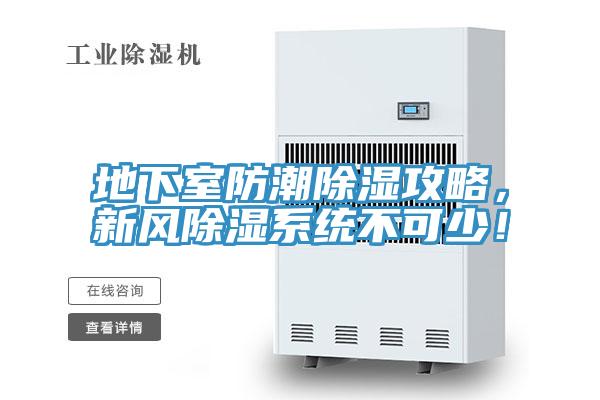 地下室防潮除濕攻略，新風(fēng)除濕系統(tǒng)不可少！