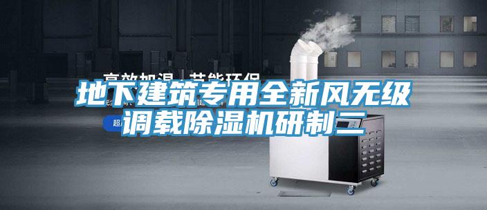 地下建筑專用全新風(fēng)無級調(diào)載除濕機研制二